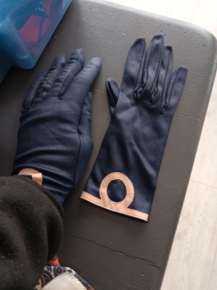 Gants bleus