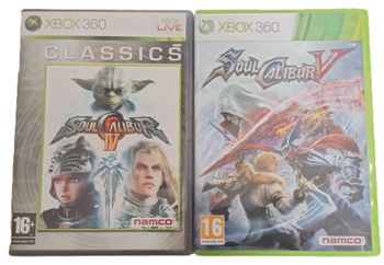 Jeux Xbox 360 : Soul Calibur IV / Soul Calibur V