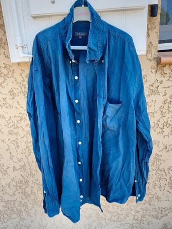 Chemise Derby taille XXL manches longues