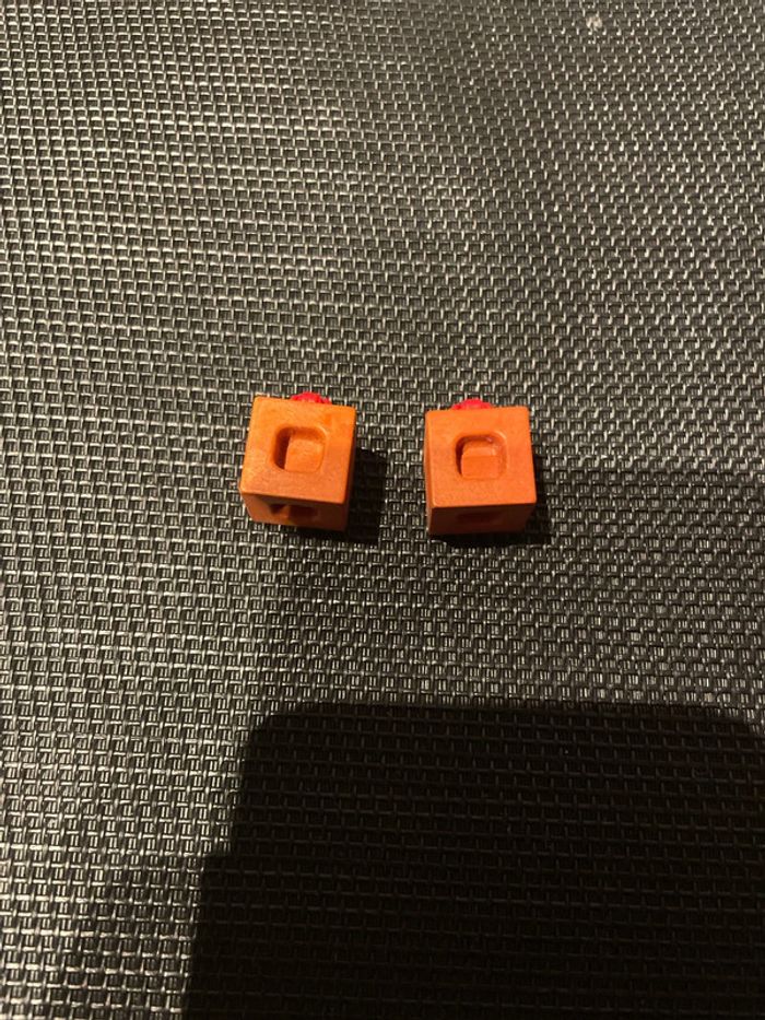 Playmobil lit 2 cubes de jonction marrons 3072 3120 7598 écurie centre équestre chevaux équitation - photo numéro 3