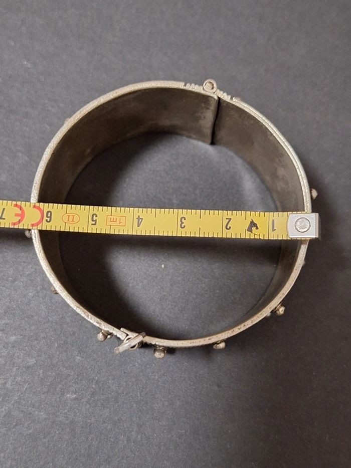 Manchette bracelet berbère ancien vintage - photo numéro 12
