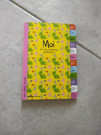 Moi et mes vacances préférées. Carnet