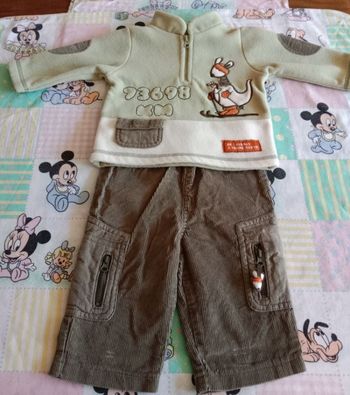 Ensemble garçon taille 6 mois