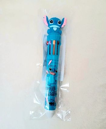 Stylo multi couleurs stitch neuf