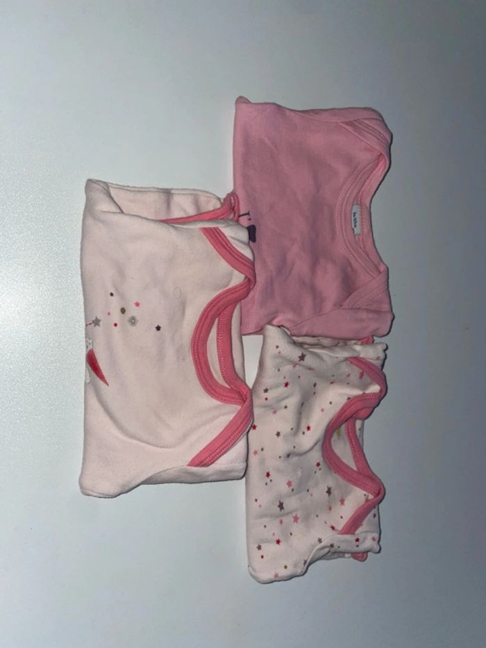 Lot de 3 bodys fille