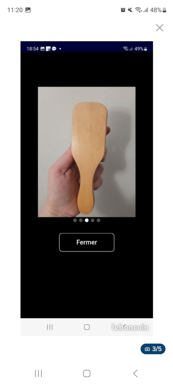 Mini-brosse à cheveux en bois Yves Rocher - photo numéro 3