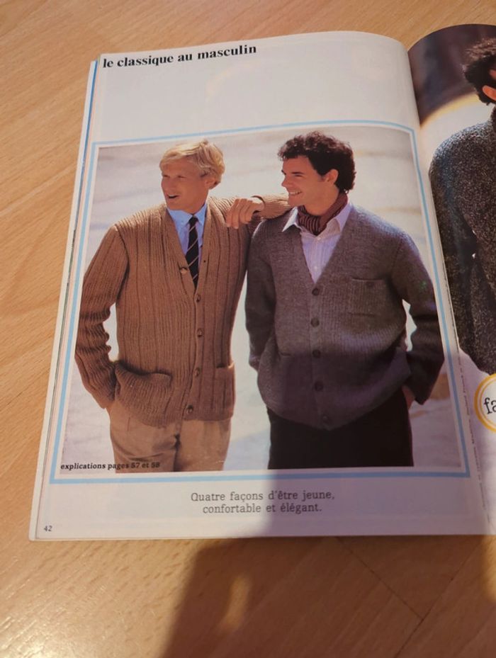 Magazine mon tricot années 80 vintage - photo numéro 2