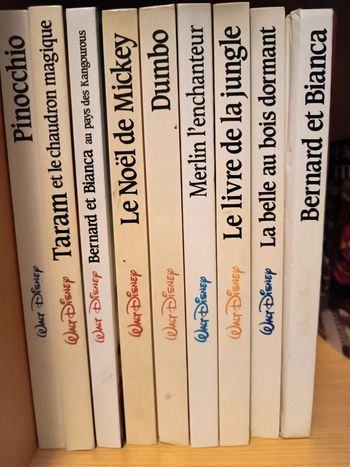 Livres classiques Disney  9 ouvrages