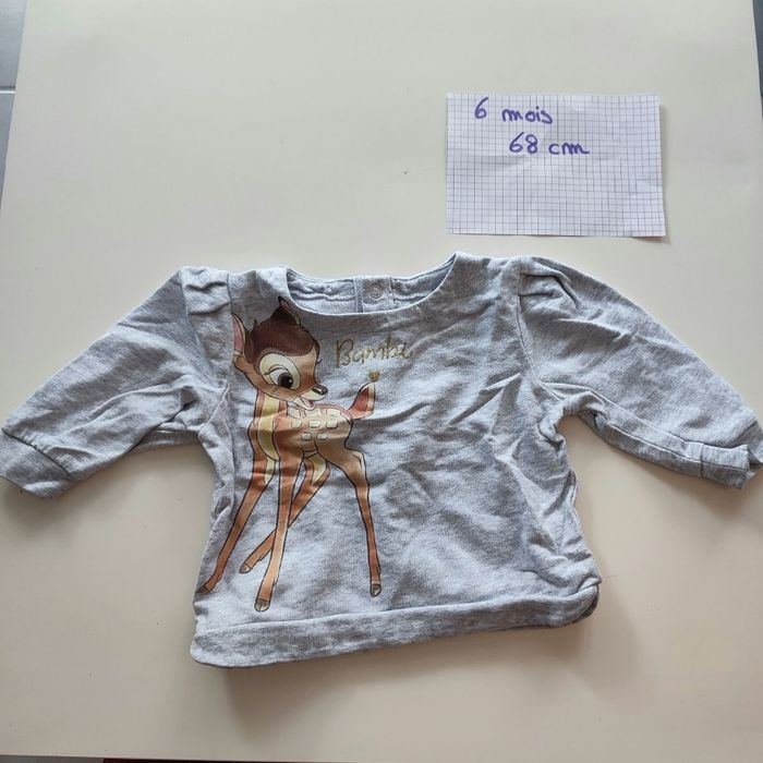 Lot 6 mois: pyjamas, bodies, pull, gilet - photo numéro 9