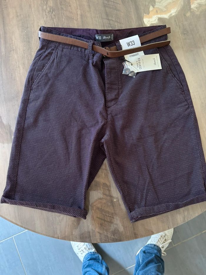 Bermuda primark straight violet taille 33