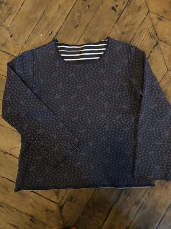 T-shirt réversible Petit Bateau 8 ans