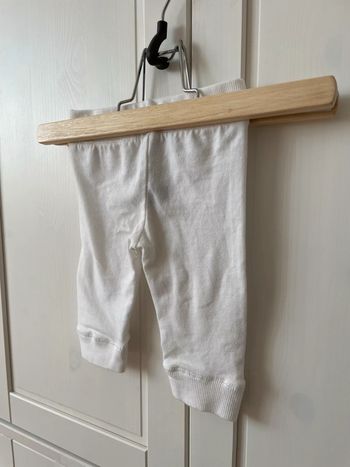 Pantalon neuf blanc caleçon blanc 3 mois