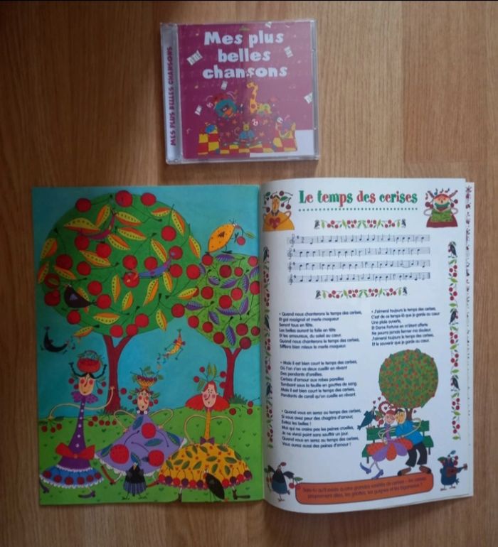 CD et sont livre de chansons