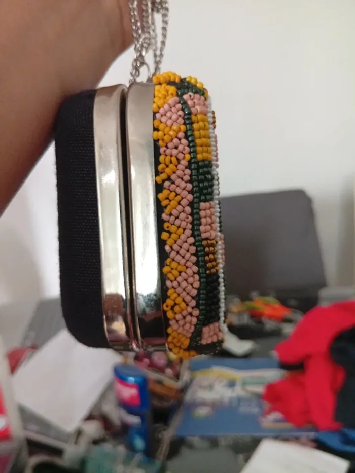 Sac à main perlé - photo numéro 5