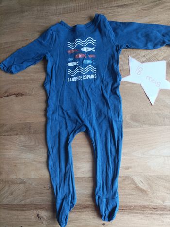 Pyjama coton 18 mois bande de copains