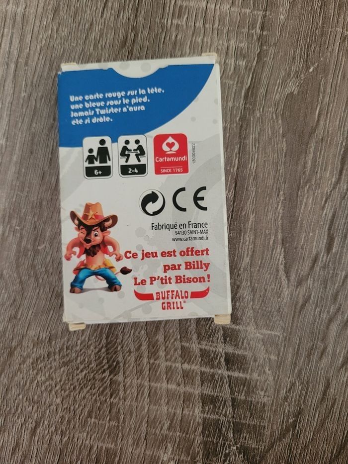 Jeu de carte twister - photo numéro 3