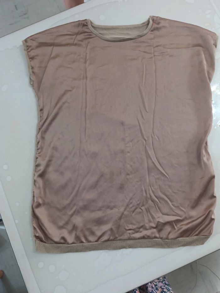 Top marron glacé taille M/L