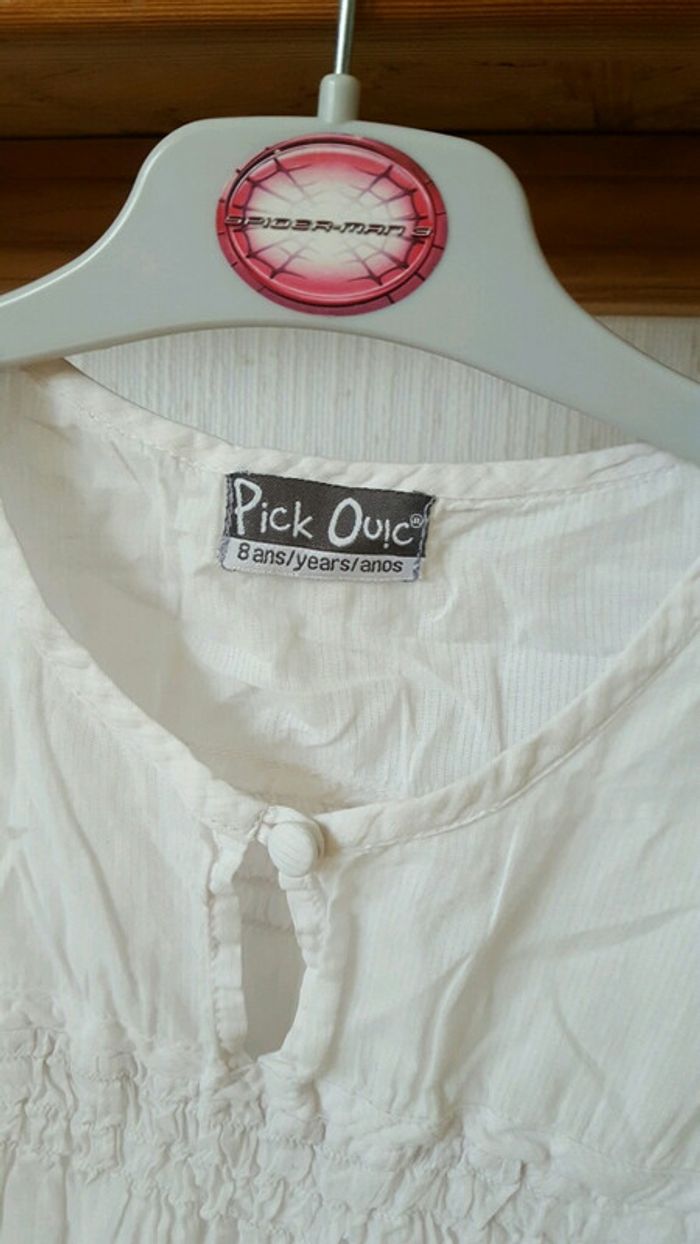 Blouse blanche pickouic - photo numéro 2