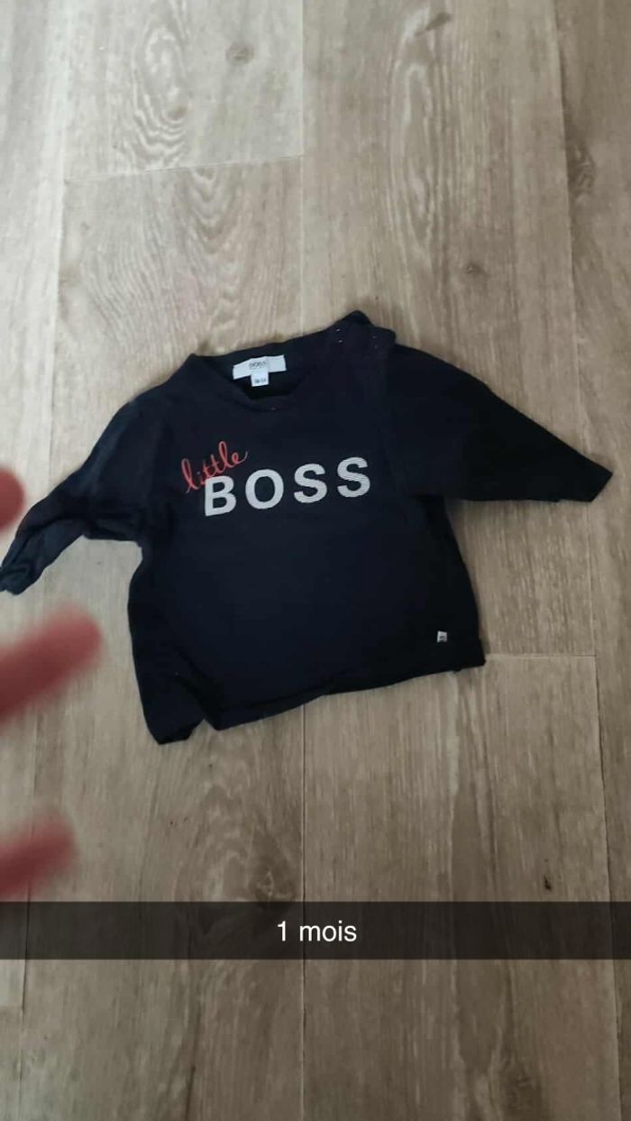 Maillot manches longues 1 mois