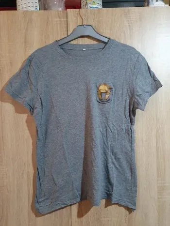 t shirt gris paresseux - taille M