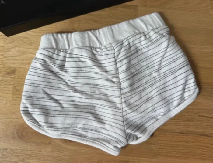 Short blanc à rayures fille 12/18 mois Mango - photo numéro 5