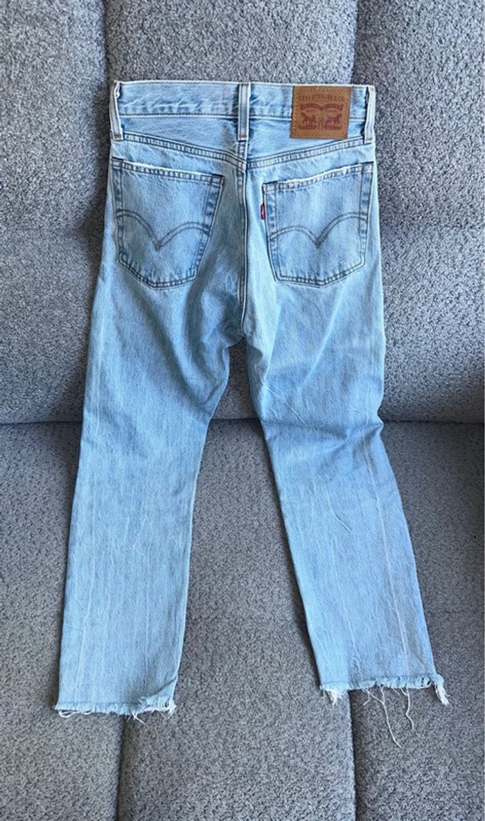 Jean bleu Levi’s Wedgie Straight 23 - photo numéro 4