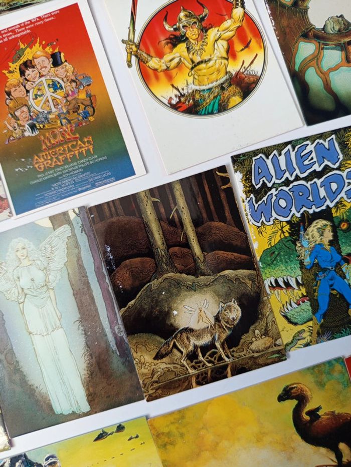 Lot cartes lost worlds by william stout - photo numéro 5