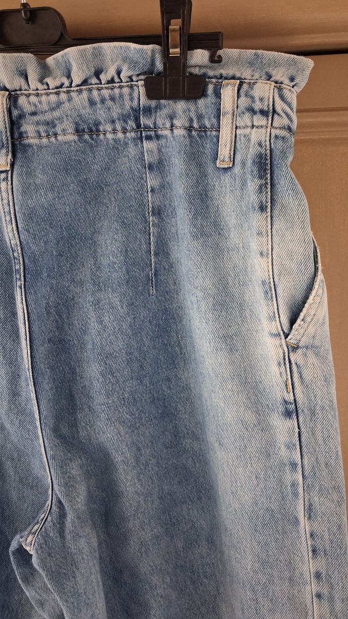 Jean bleu large et souple bershka taille 40 - photo numéro 6