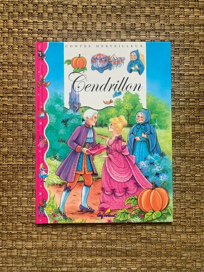 Livre contes merveilleux cendrillon