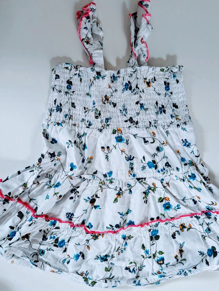 Robe fleurie inspiration Liberty Little Lass 3 ans neuf - photo numéro 3