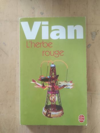 L'herbe rouge Boris Vian Livre de Poche 2002