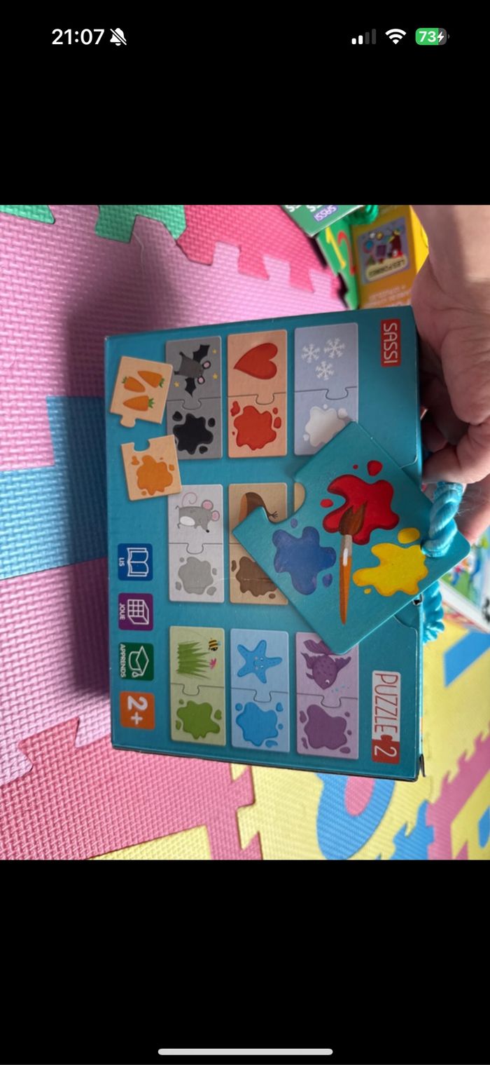 Puzzle livre les couleurs - photo numéro 2
