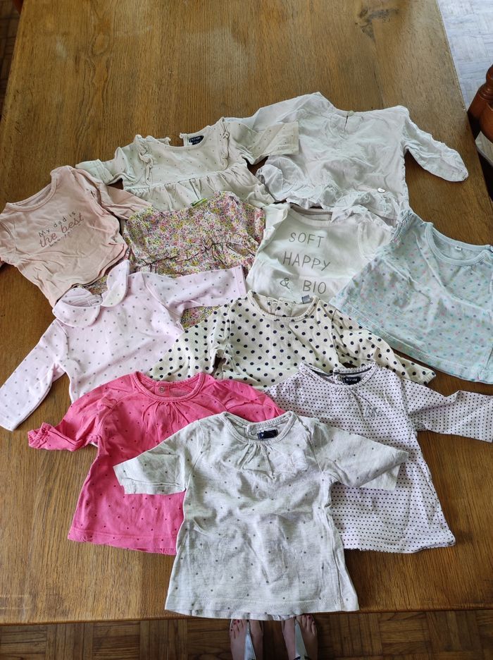 Tee shirt bébé fille en 1 mois - photo numéro 2