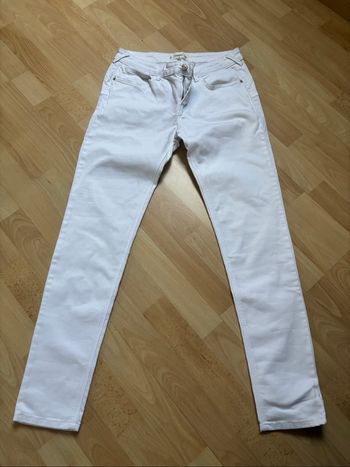 jean mango KIM blanc skinny taille 40