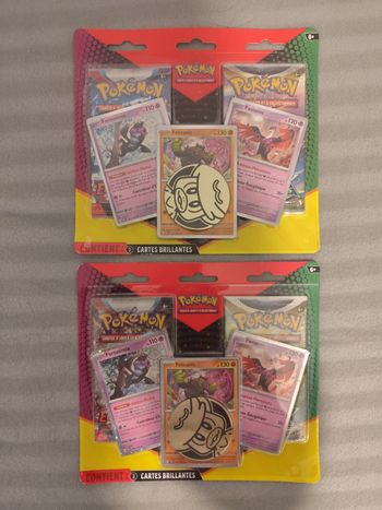 Lot deux Duopack Stars Etincelantes EB09 EV01 boosters cartes Pokémon Holo Dracaufeu Arceus