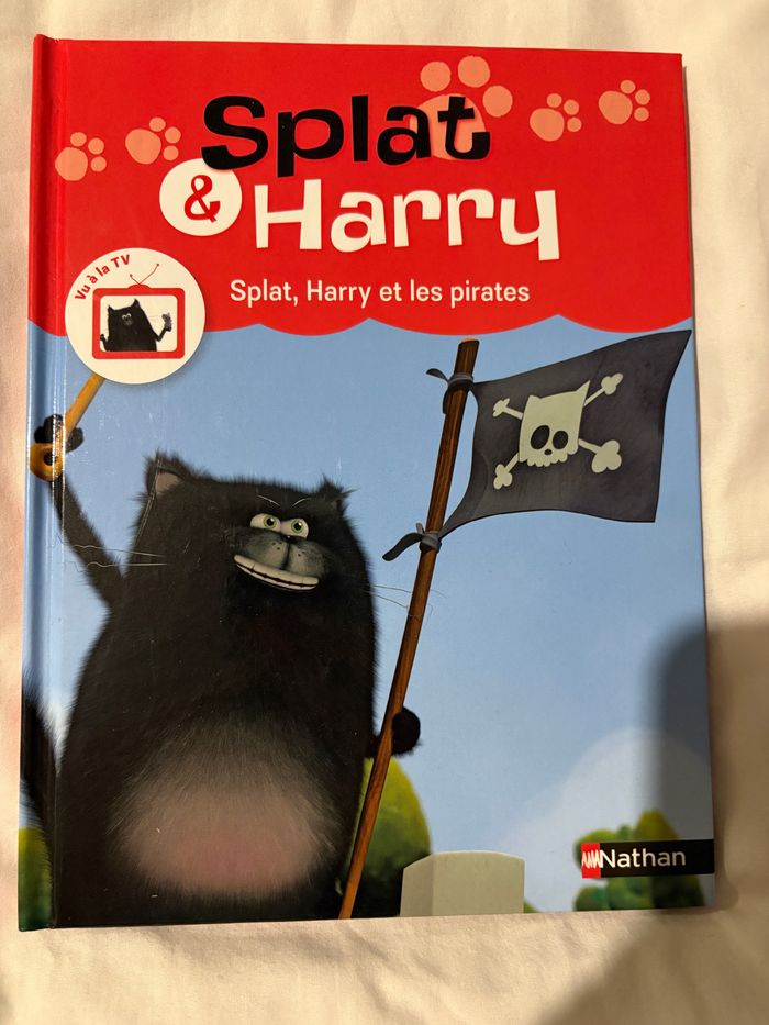 Livre splat et Harry et les pirates Nathan