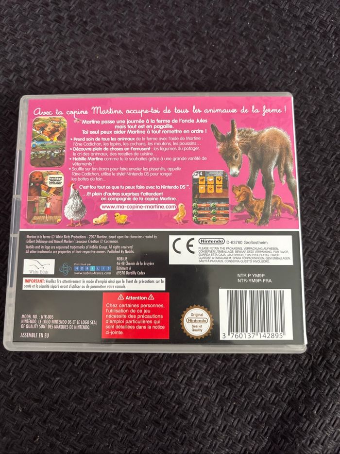 Nintendo DS - jeu Martine à la ferme - photo numéro 3
