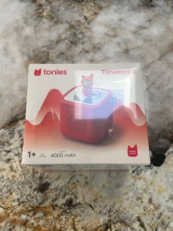 Tonies box 2 – mon Premier Coffret | Rouge Coquelicot | NEUF sous blister