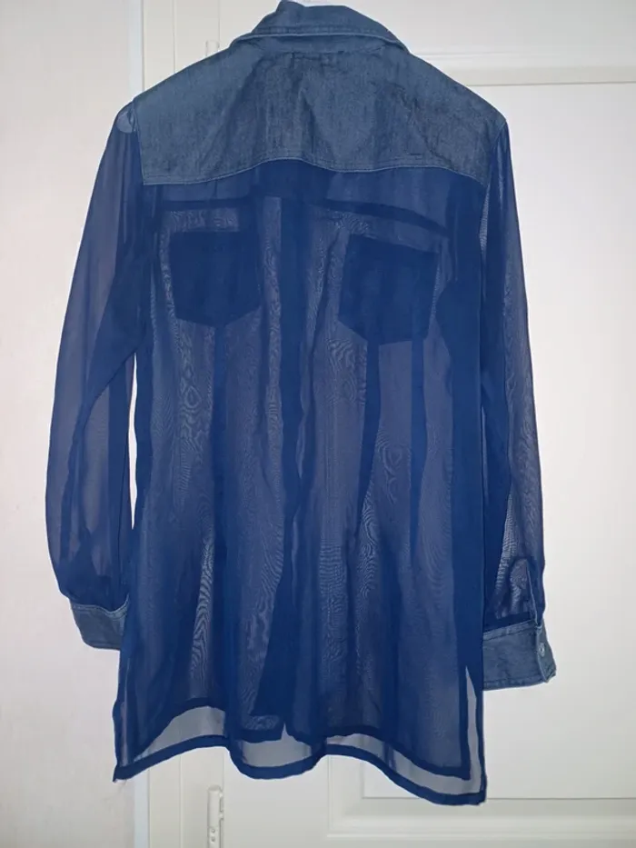 Chemise jeans Femmes,je vous aime - photo numéro 2