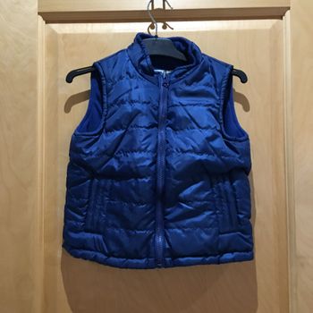 Doudoune sans manche vertbaudet bleue