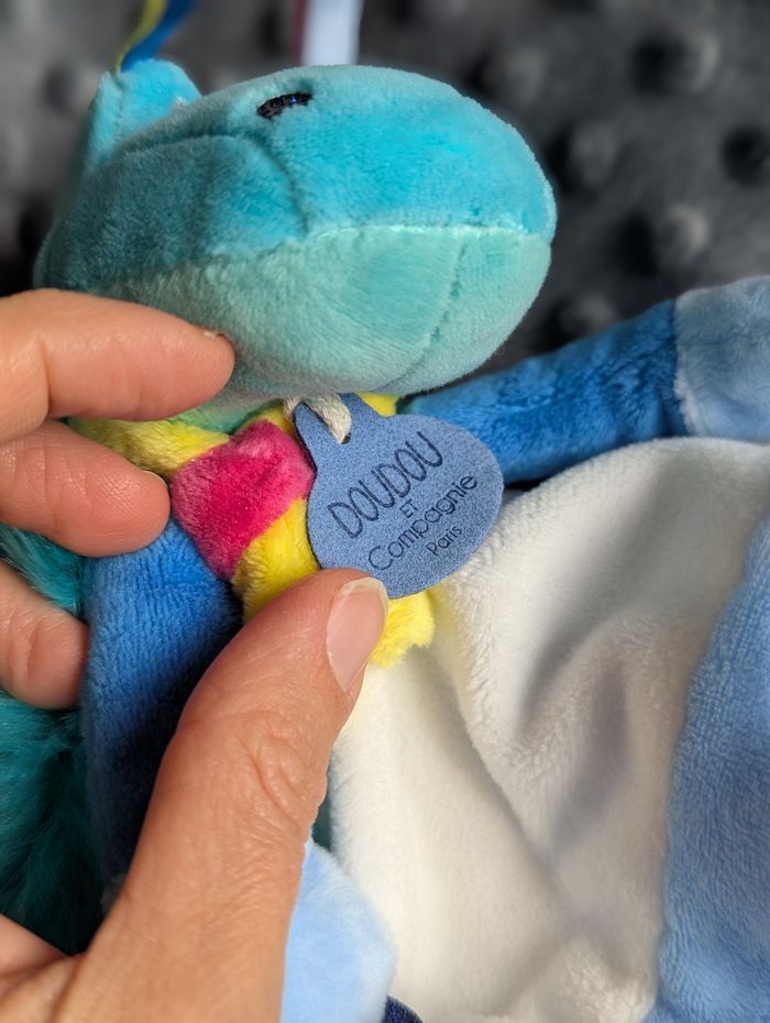 Doudou plat croco tropicool doudou et compagnie - photo numéro 6