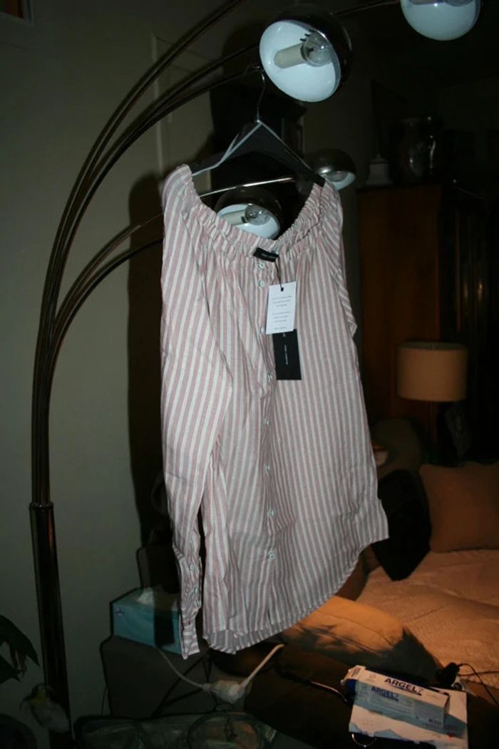 🌸👍Baisse de prix 👍Chemise encolure bardot Taille 40 "Cop Copine" Tendance 2023 Neuve 🌸 - photo numéro 2