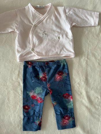 Lot de 2 pièces t-shirt manches longues + legging