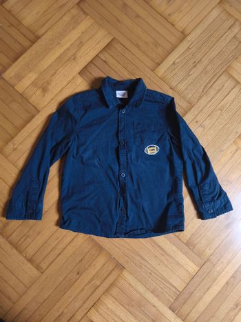 chemises bleu marine
