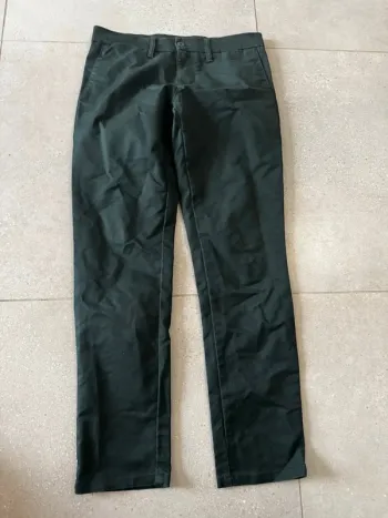Pantalon vert foncé Carhartt, très bon état, 31*32, 40x95cm