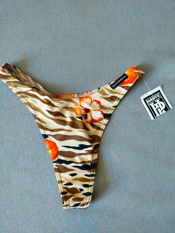 Haut de bikini imprimé safari fleuri – Taille 36 – Haute Pression – Neuf avec étiquette