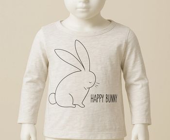 🐣 T-shirt bébé motif lapin - 12-18 mois très bon état 🐣