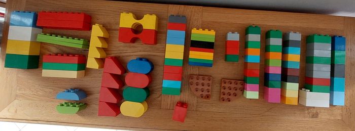 Lot de 100 legos duplo cubes de construction