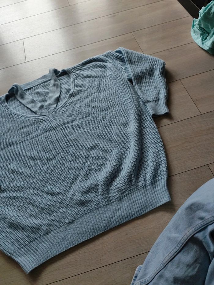 Pull col en v - photo numéro 2