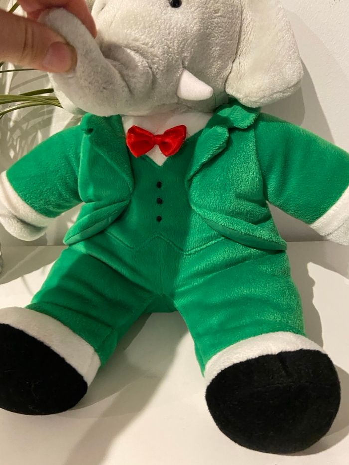 Peluche Babar 40 cm vintage 80 - photo numéro 2